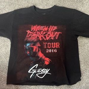 Cropped G-Eazy Graphic Tee